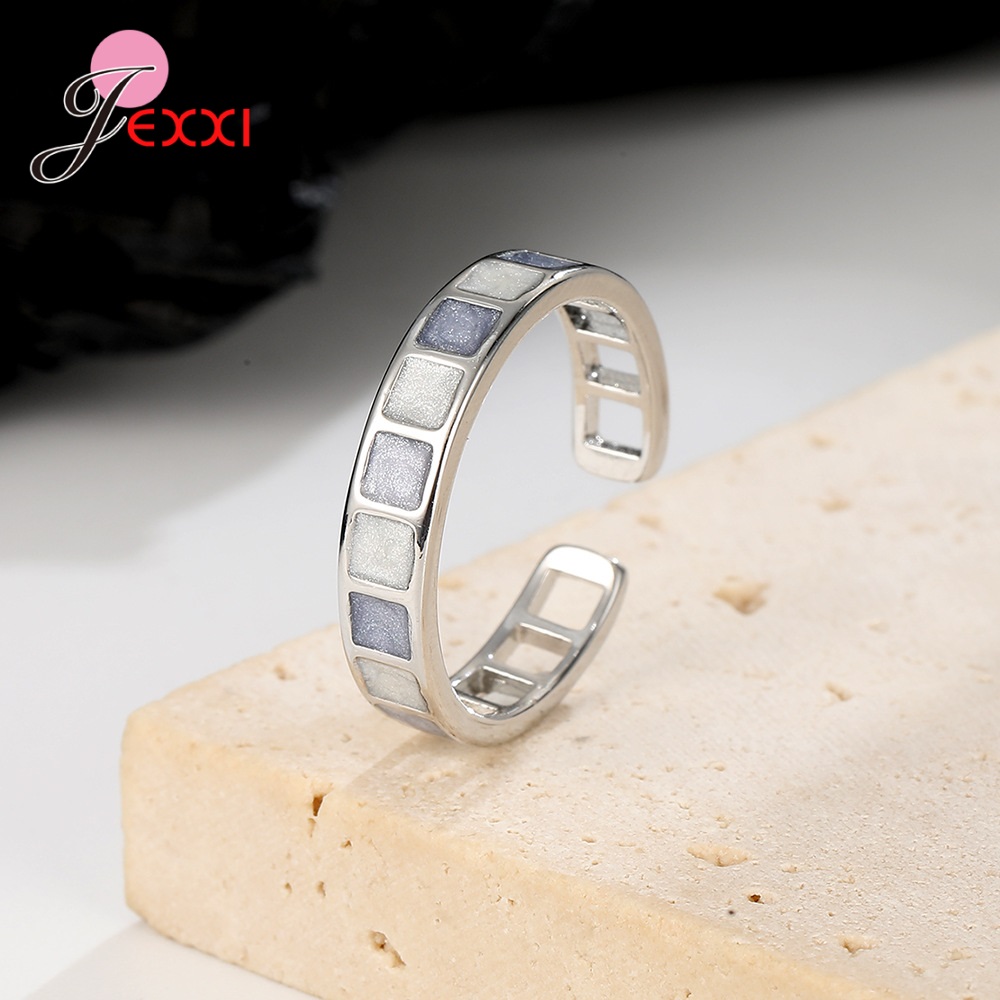 925 Sterling Zilver Elegante Temperament Ringen Sieraden Verjaardag Jubileumcadeau Voor Vrouwen Meisjes