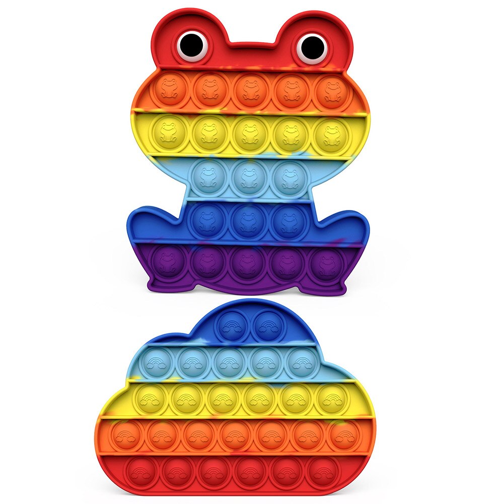 3D Push Blase Zappeln Sensorischen Spielzeug für Autisim Spezielle Bedürfnisse Anti-stress Spiel Stress Relief Squishy Zappeln Spielzeug