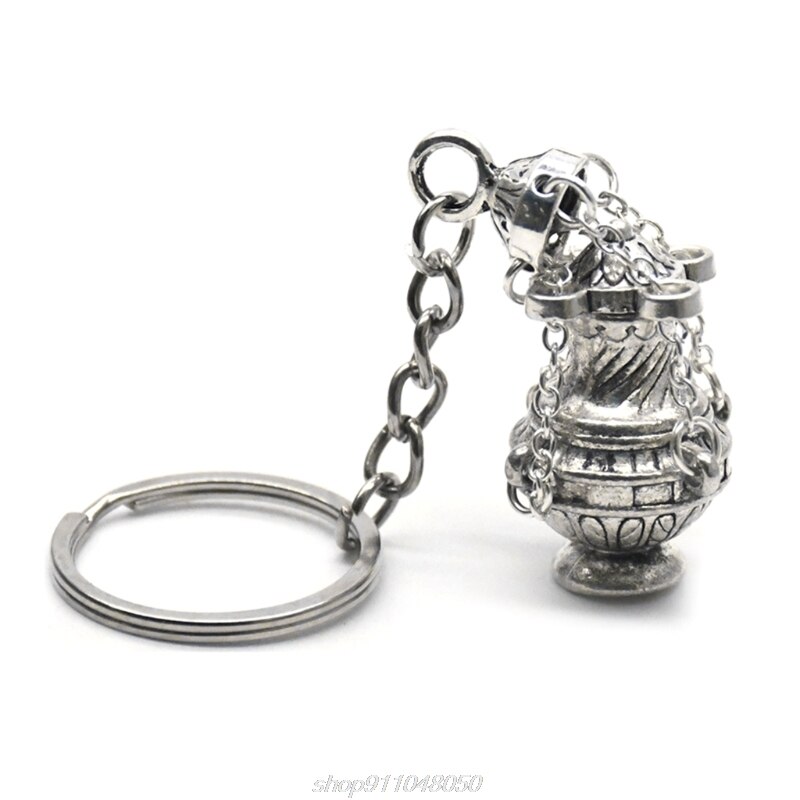 Christian Wierookbrander Sleutelhanger Religieuze Sleutelhanger Sieraden Zak Auto Hanger Keyfob Souvenirs M01 21
