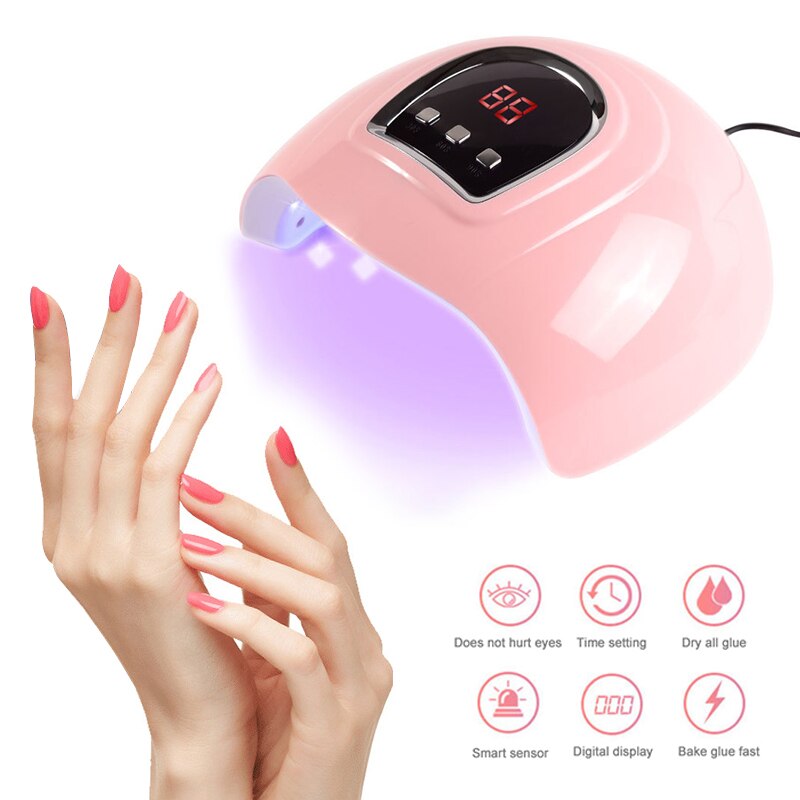 sèche-ongles 54W /48W/36W UV lampe à LED lampe à ongles pour guérir tous les Gels constructeur vernis vernis manucure Salon Nail Art outils