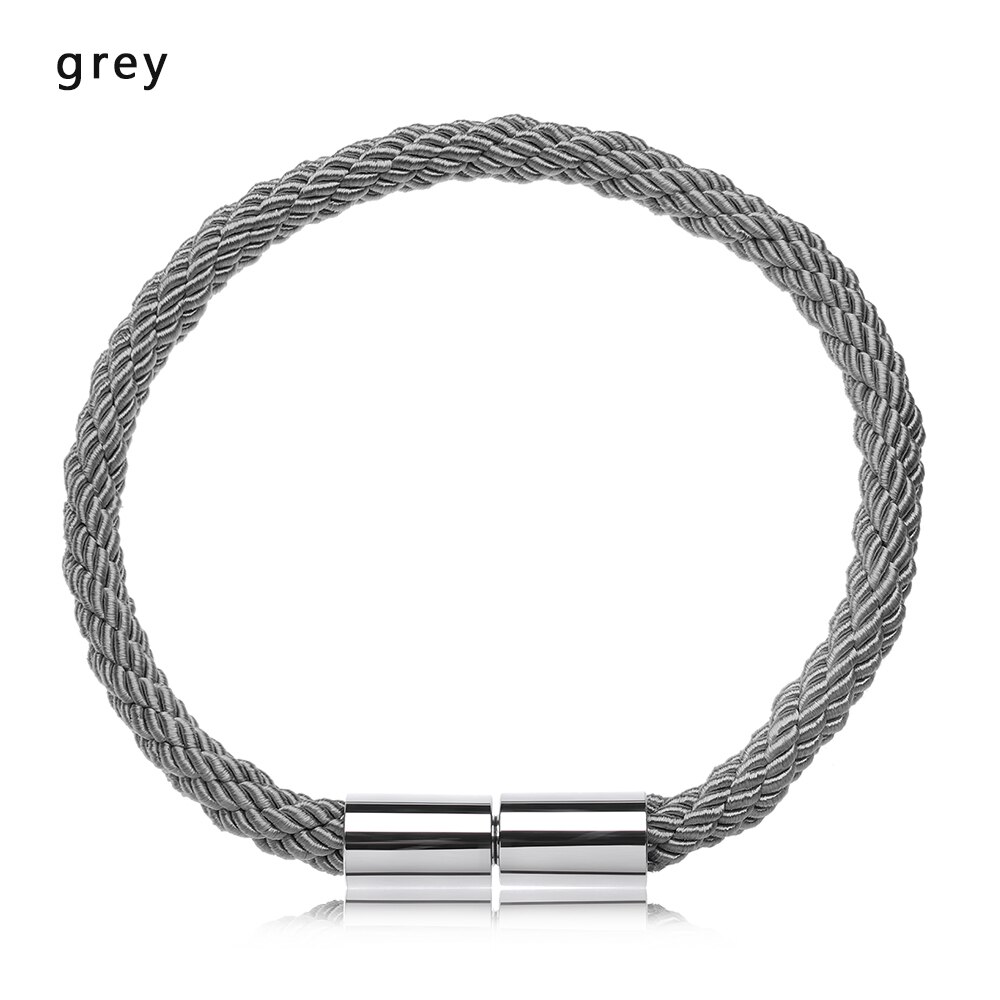 1pc magnetische gordijnbinders, haak, gesp, clip, gordijnbinder, polyester, decoratief accessoire voor thuis, gordijnhouder, riem: Grijs
