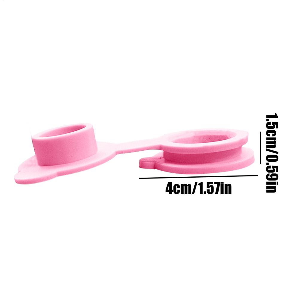 2 Stuks Siliconen Bad Stopper Lekvrije Afvoer Cover Gootsteen Haar Stopper Bad Platte Plug Stopper Bad Stopper voor Badkamer: Rosy Red