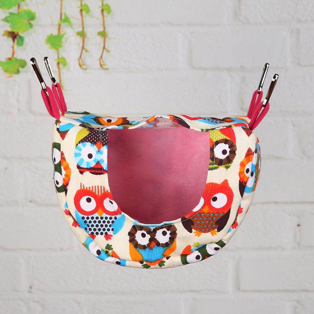 Kegelvormige hangmat voor huisdieren, hamster, rat, papegaai, fret, hamster, hangend bedkussen, hamsterhuis, kooiaccessoires voor hamsters