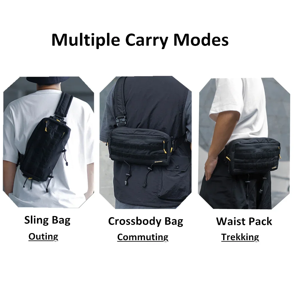 NITECORE SLB03 backpack Messenger Bag Men Shoulder Sling EDC Crossbody Bags bumbag Woman Packet Waterproof Bags