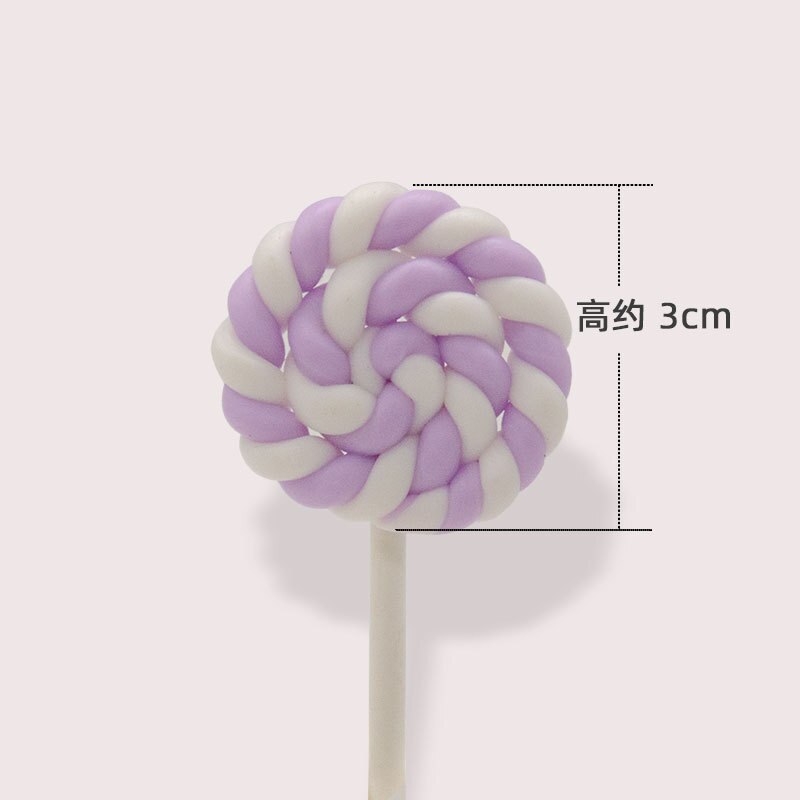 Lollipop Cake Topper Happy Birthday Party Decor Kids Boy Girl Birthday Lollipop Cake Decor Birthday Party Supplies: Dark Khaki