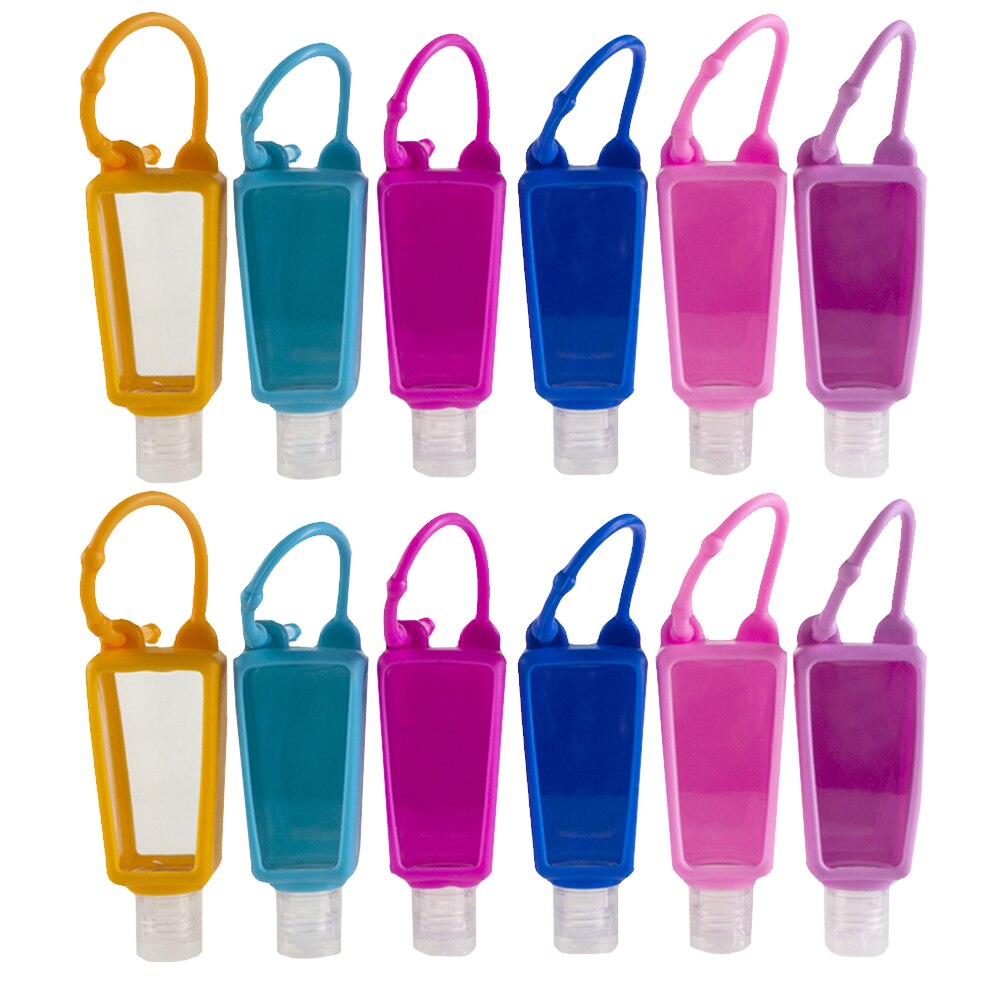 12Pcs 30ml Child Hand Sanitiser Travel Bottles Portable Hand Sanitizer Bottle Leak Proof Liquid Containers: 24pcs