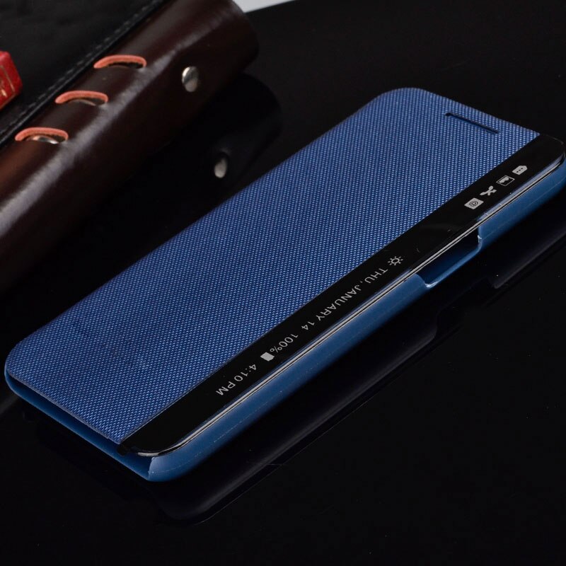 Para funda con alimentación LG X K220 K210 LS755 K450 Funda de cuero con ventana de visión de sueño funda abatible para LG X Power K220ds fundas de teléfono XPower