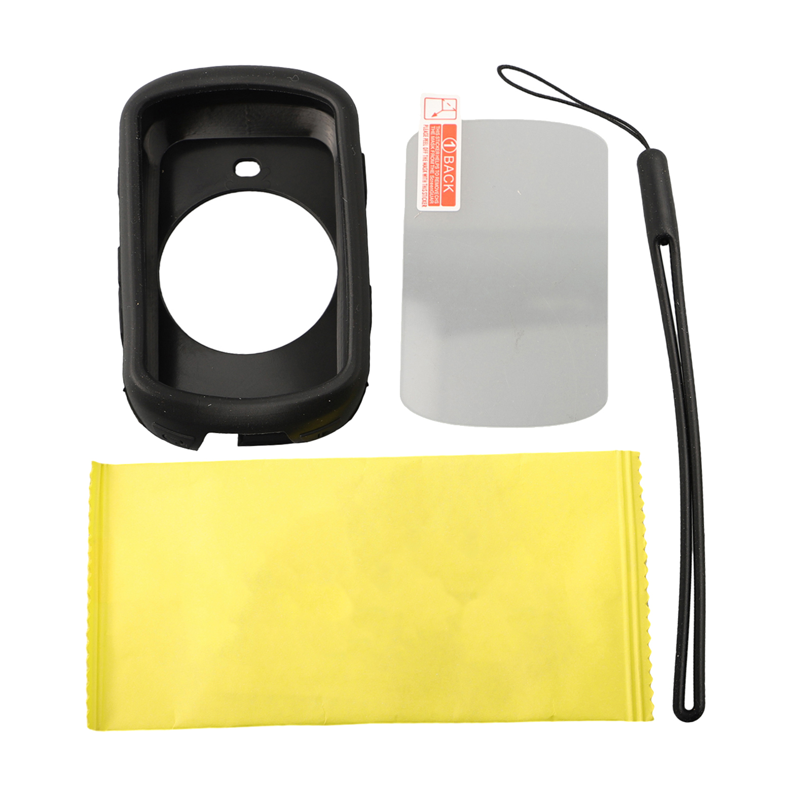Juste de protection pour ordinateur de vélo Garmin Edge 530, compteur de vitesse sans fil, étui de protection en silicone, écran en verre Guatemala: WHITE