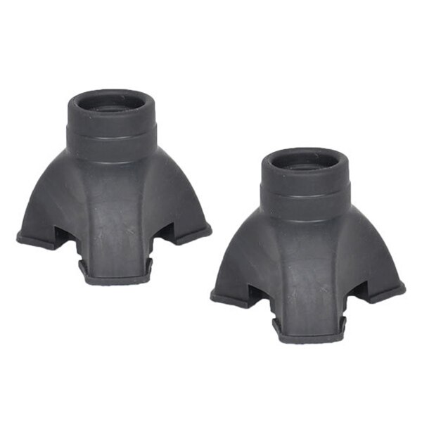 2X Walking Stick End Tripod CANE TIP Self Standing Rubber NON-SLIP End Bottom