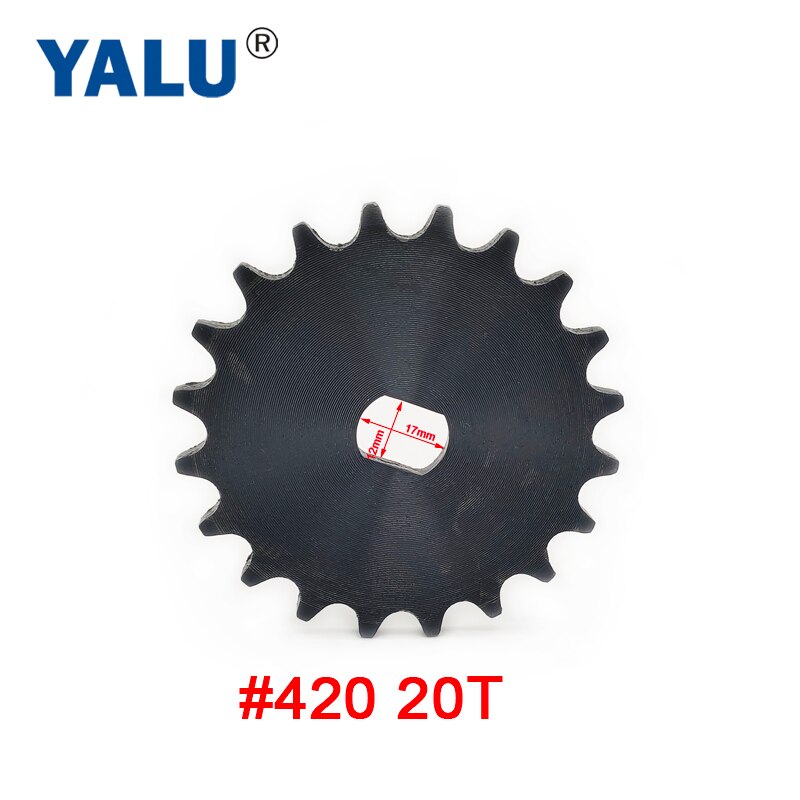 9T 10T 12T 14T 16T20T 420 428 Electric Tricycle Ebike Sprocket for Chain Drive Bicycle Motorcycle Gear DC Motor BM1418ZXF Pinion