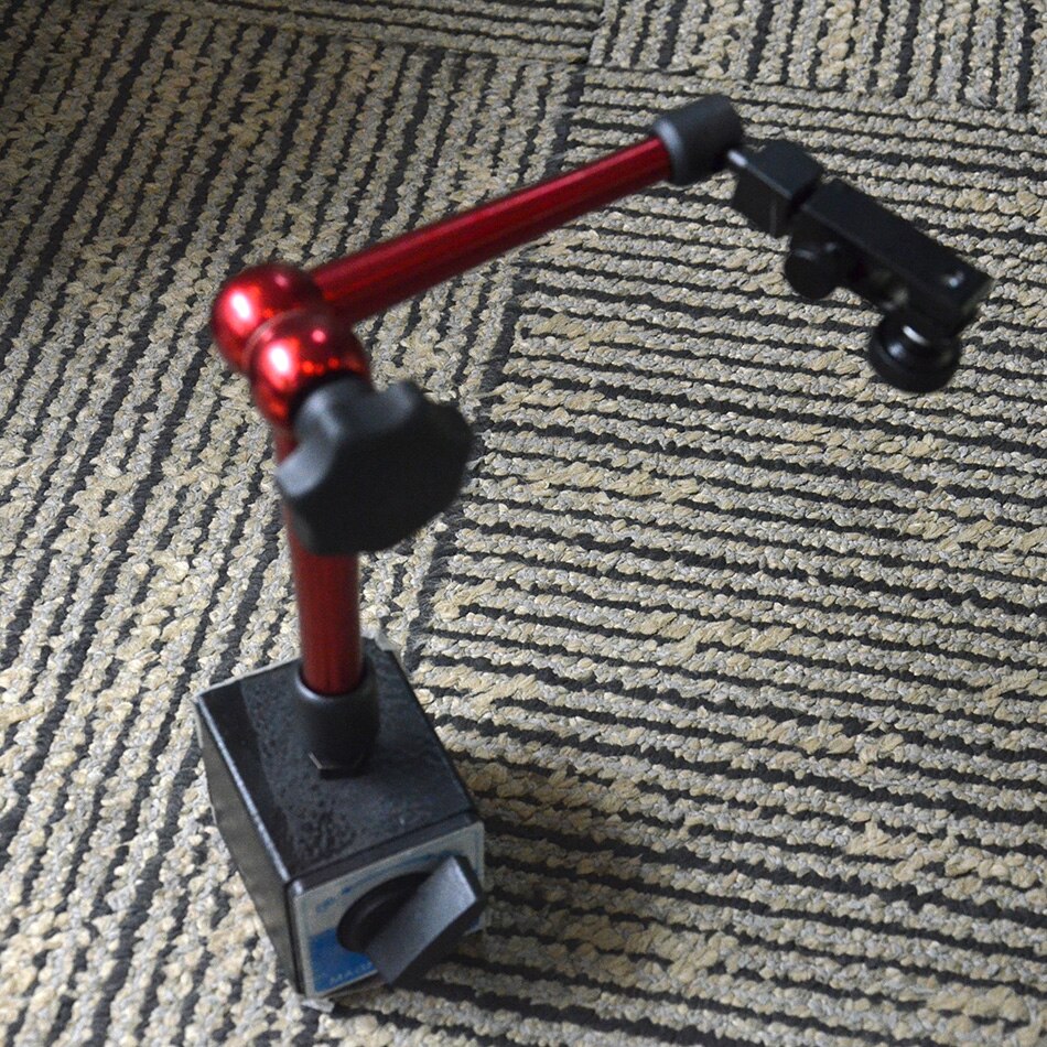 Leverage Dial Indicator Gauge Holder Micro Magnetic Stand 220mm Universal Dial Indicator On/Off Magnetic Base Stand Hold