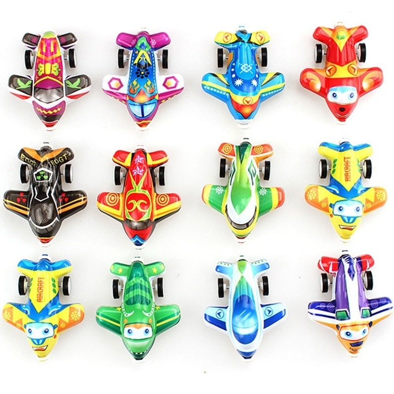 6PCS Pull Back Vliegtuigen Speelgoed Vliegtuig Party Favor Mini Speelgoed Vliegtuigen voor Jongens Kinderen Kind Verjaardag Spelen Plastic vliegtuig