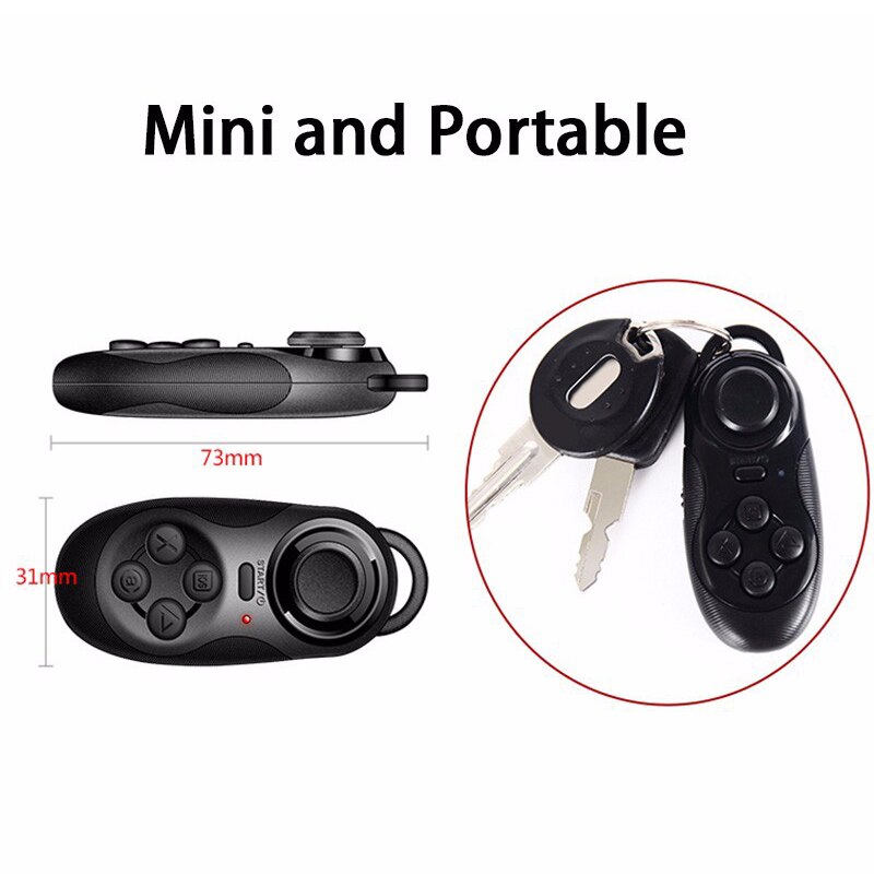 Mini Wireless Bluetooth Game Pad Remote Controller For IOS Android Tablet Mobile Phone Selfie Shutter Remote