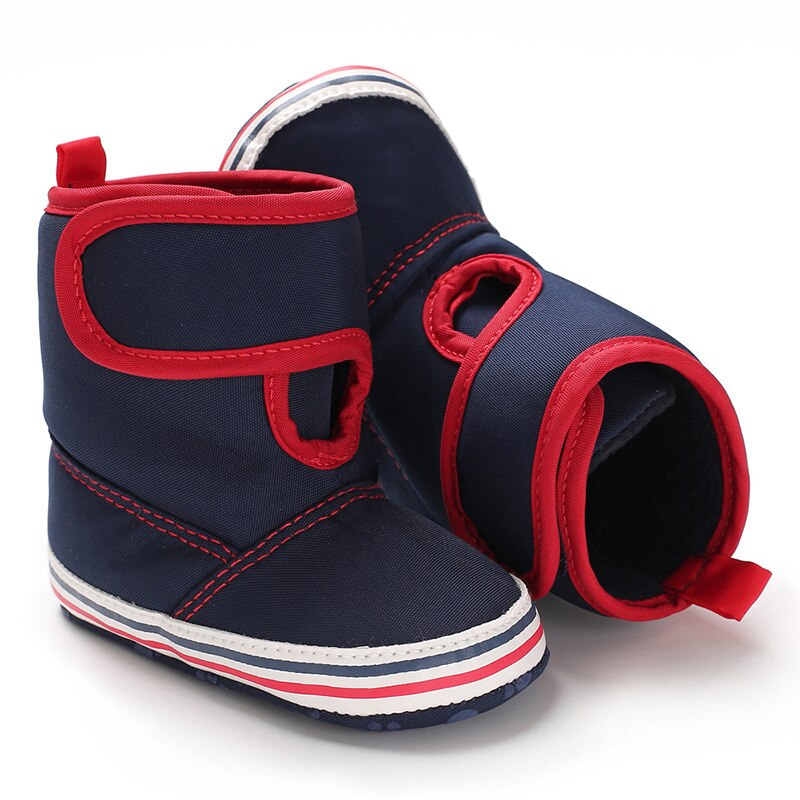 Soft Snow Boots Solid Soft Crib Shoes Toddler Warm Baby Boots Winter Newborn Baby Boy Snekers: selan / 13-18 Months