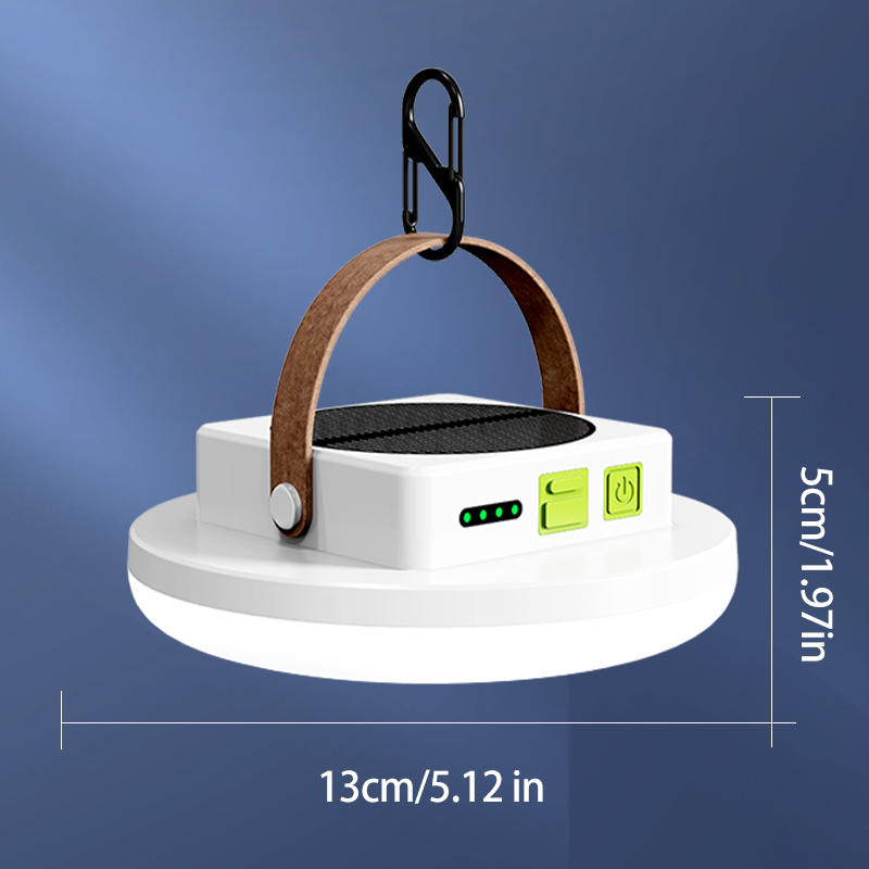 Solar Rechargeable Camping Lantern Portable Camping Lantern Rechargeable LED Camping Lantern for Camping Picnic Fishing Hiking