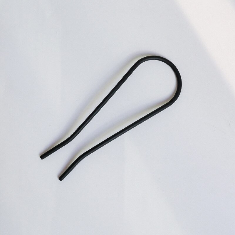 Varillas de pelo de Metal minimalistas para mujer, Clip colorido en forma de U, horquilla de cabello para niña, moño, accesorios para el cabello: 8