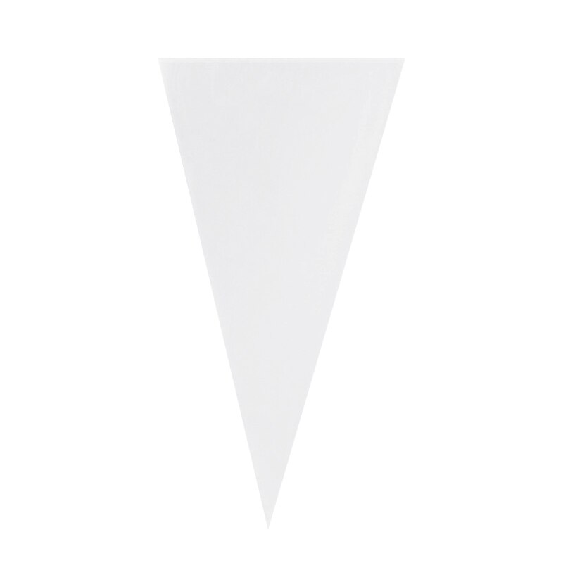 100pcs Transparent candy packing Bags Wedding Birthday Party Decoration Sweet Cellophane Candy Bag Cone Storage Packaging Bag