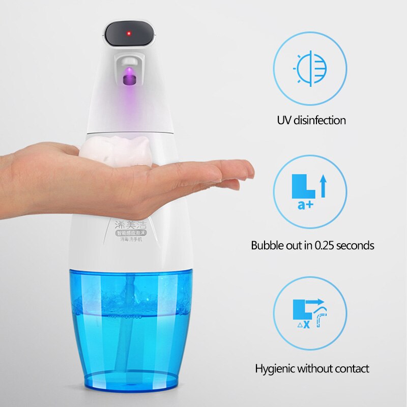 Automatic Soap Dispenser Touchless Foam Hand Soap Dispenser Smart Sensor Liquid Soap Dispenser for Bathroom Kitchen Toilet
