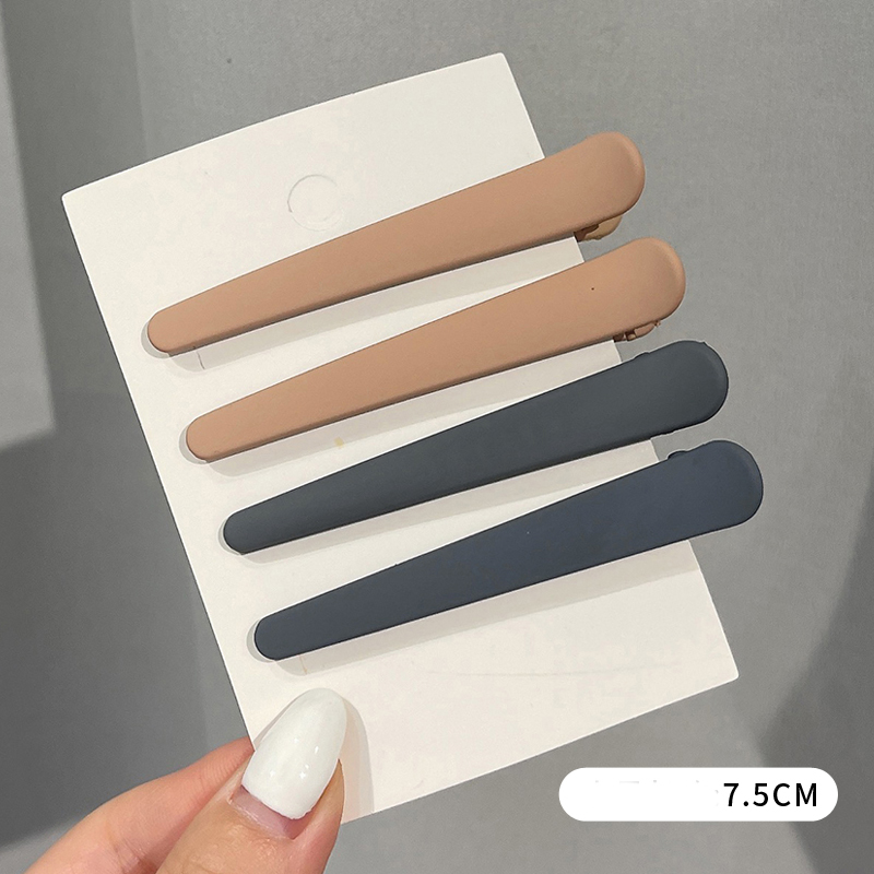 4 st/set skönhetssalong hårnål styling frisör sminkverktyg anka & #39 ;s näbbklämma hårklämmor för kvinnor tjej huvudbonader: 06
