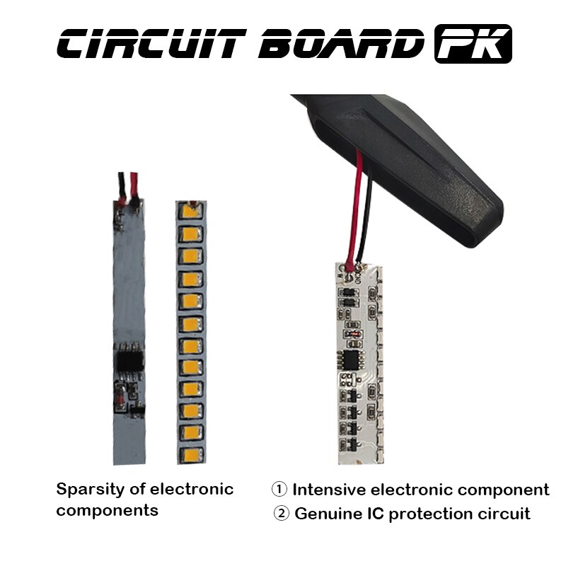 Luz LED de intermitentes E11 para motocicleta, luces traseras de frenado, intermitente de agua fluida, DRL, intermitente, IP68, flexible, 335SMD