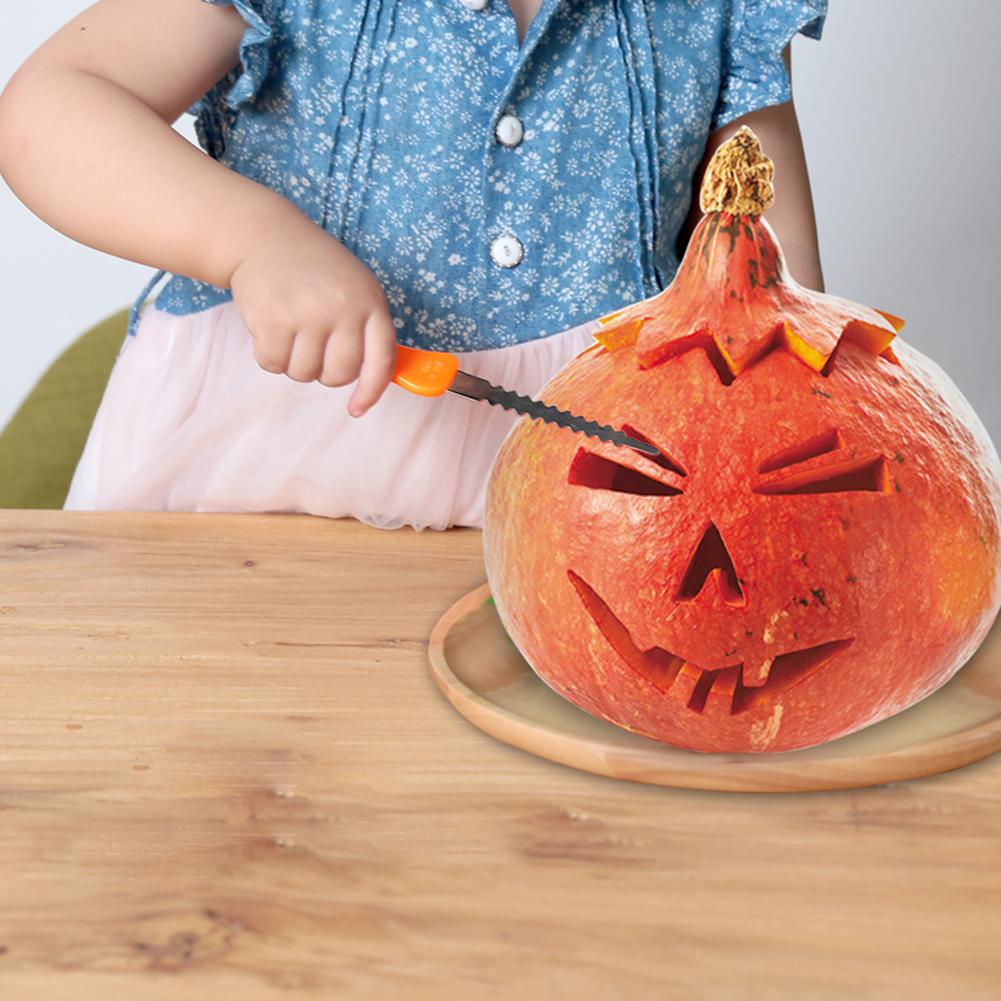 14 Pieces Halloween Pumpkin Carving Tool Kit Pumpkin Cutting Sculpting Decorating Tools Kit
