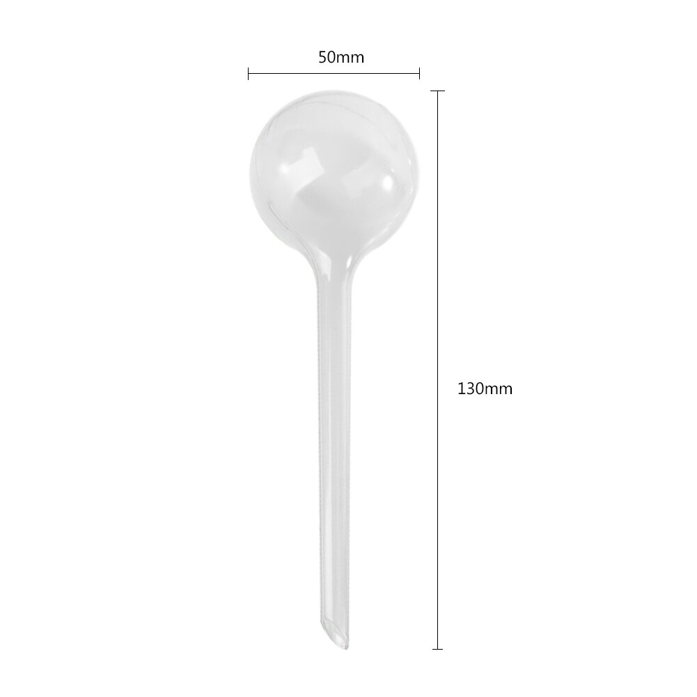 5040A Automatic Drip Irrigation Imitation Glass Ball Watering Device Spherical Flower Plant Pot Bonsai Water Dropper For Garden: 130x50mm White