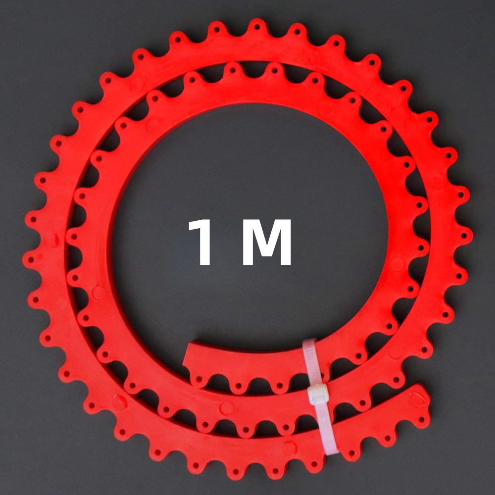 Tira de perfilado de forma especial para carpintería, guía de plantilla curva Flexible, herramientas auxiliares para tablero de madera, corte fijo,: Rojo