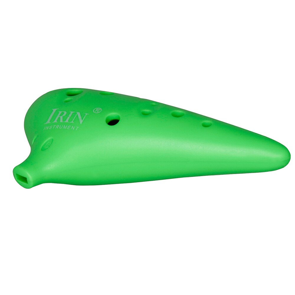 12 Gaten C Ocarina Muziekinstrument Met Opbergtas Abs Materiaal Ocarina Klassieke Ocarina Alto C Abs Ocarina Voor Beginner (Groen