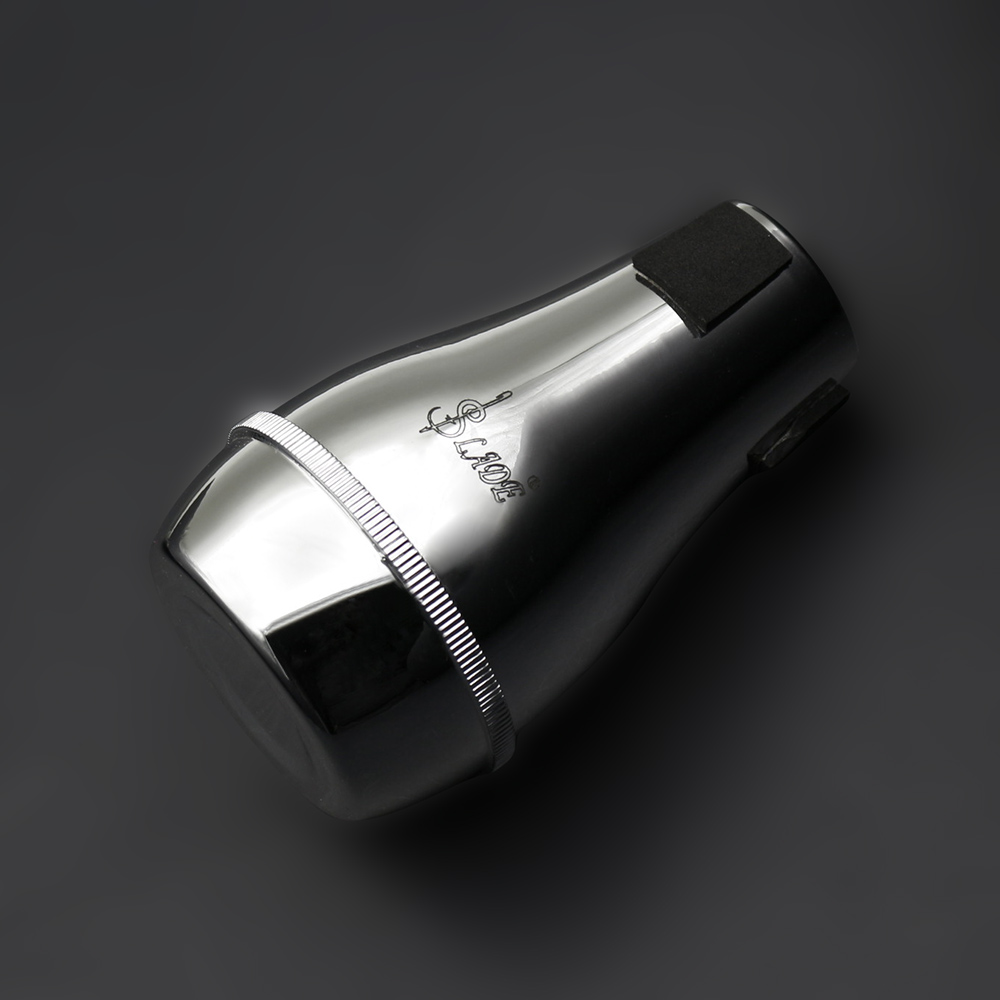 Øv trombone rett mute lyddemper mute abs materiale for alttenortromboner