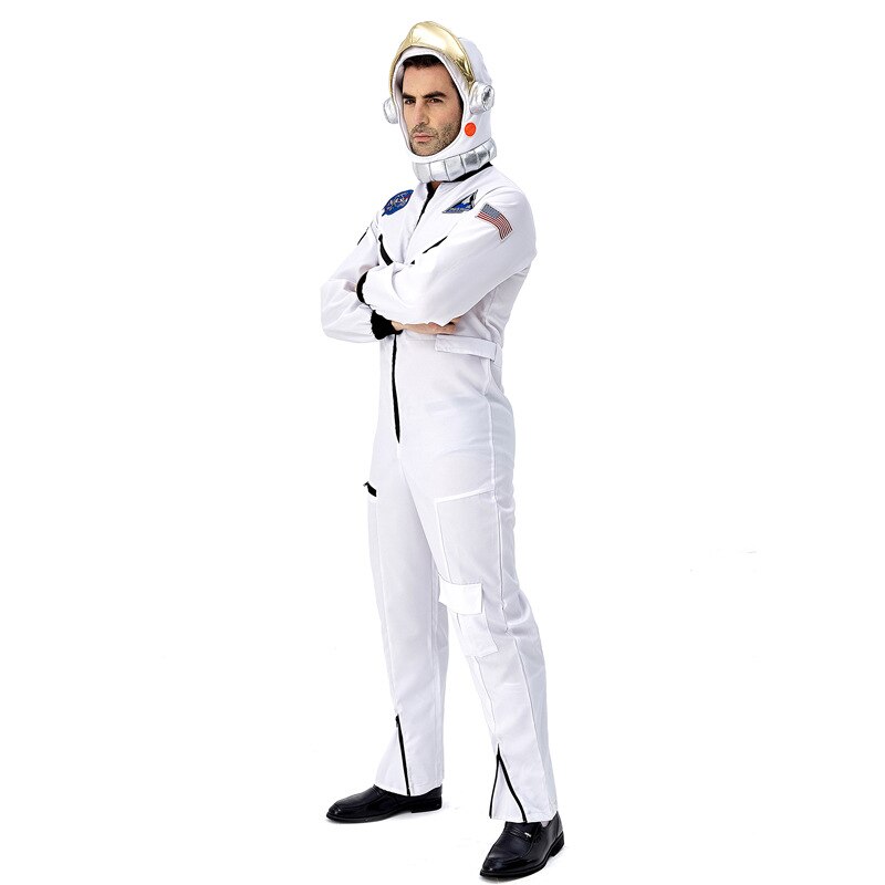 Jyzcos astronaut kostyme klær halloween kostymer til menn voksen maskerade fest jul karneval kostyme