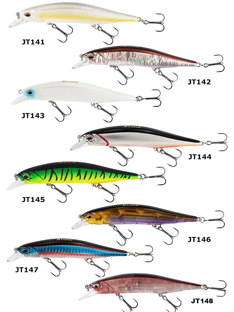 Realis jerkbait 110sp kunstaas voor zeebaars, zwevende glans, lange werpafstand, hard kunstaas  jt9340