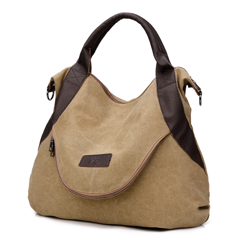 Unieke Vrouwen Handtassen Nylon Waterdichte Canvas Top Handvat Tassen Modieuze Eenvoudige Messenger Bag Postman Bag