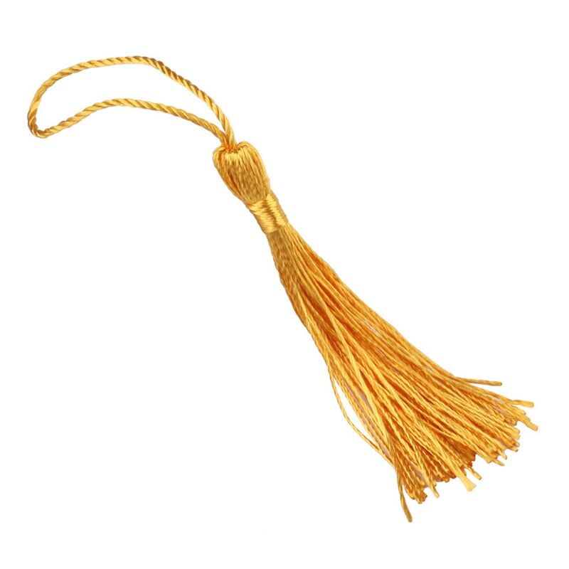 Buddha Bead Counter Decoration Polyester Tassels with Hanging Ring Silk Sewing Bang Trim Decorative Key Tassels Decor: DG
