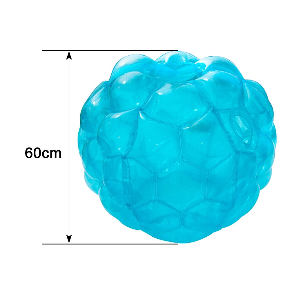 60CM Körper Stoßfänger Bälle blasiert FußBall Anzüge viel Umwelt Freundliche PVC Lustige Körper Zorb Ball Für freundlicher 2 Farben