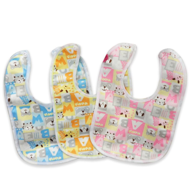 Willekeurige stijl baby slabbetje fluweel waterdicht babyverzorging voeding bedrukking slabbetjes handdoek
