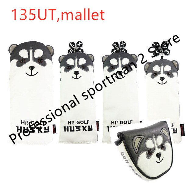 NRC Golf Verein Headcover SchöNe Golf heiser Golf Fahrer Fahrrinne Holz HeadCovers einstellen Karikatur Hammer Putter abdeckung Eisen einstellen: 135UT Hammer