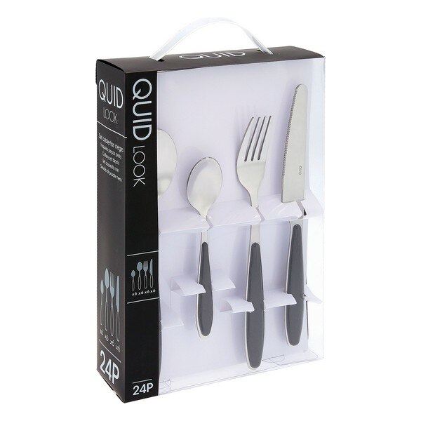 Ensemble de couverts Quid Look (24 pièces) inox