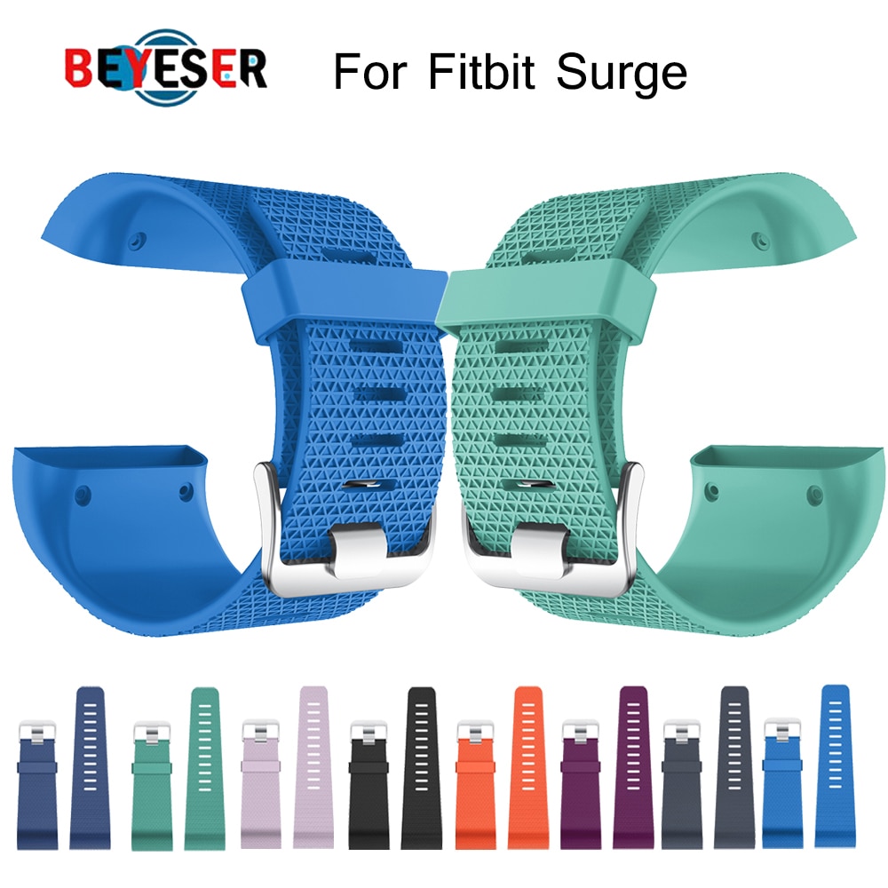 Silicone Replacement Watch Wrist Strap Band For Fitbit Surge Smartwatch Band Wristbands With Screwdriver Accessory Belt Bracelet