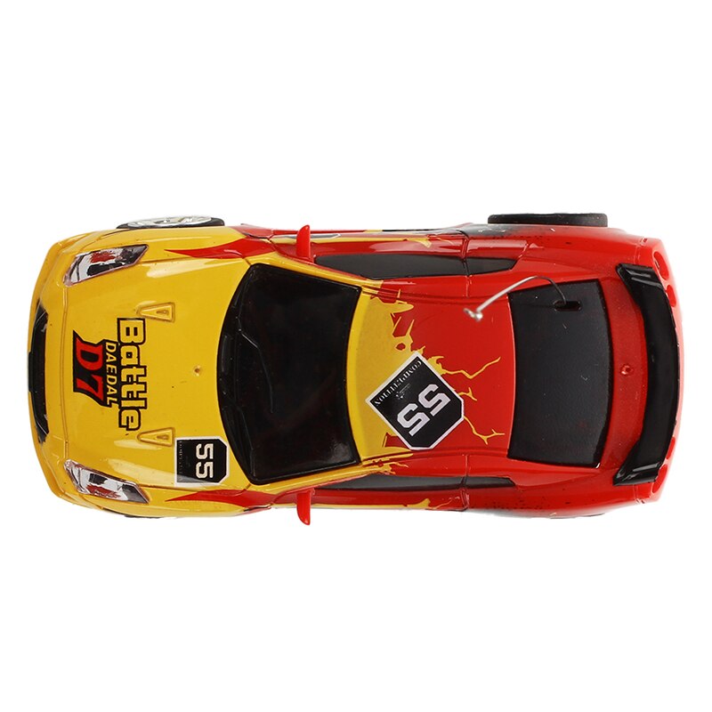 MINI MICRO RC CAR Radio Controlled 1:58 CAN BOX SERIAL SHEN QI WEI red yellow