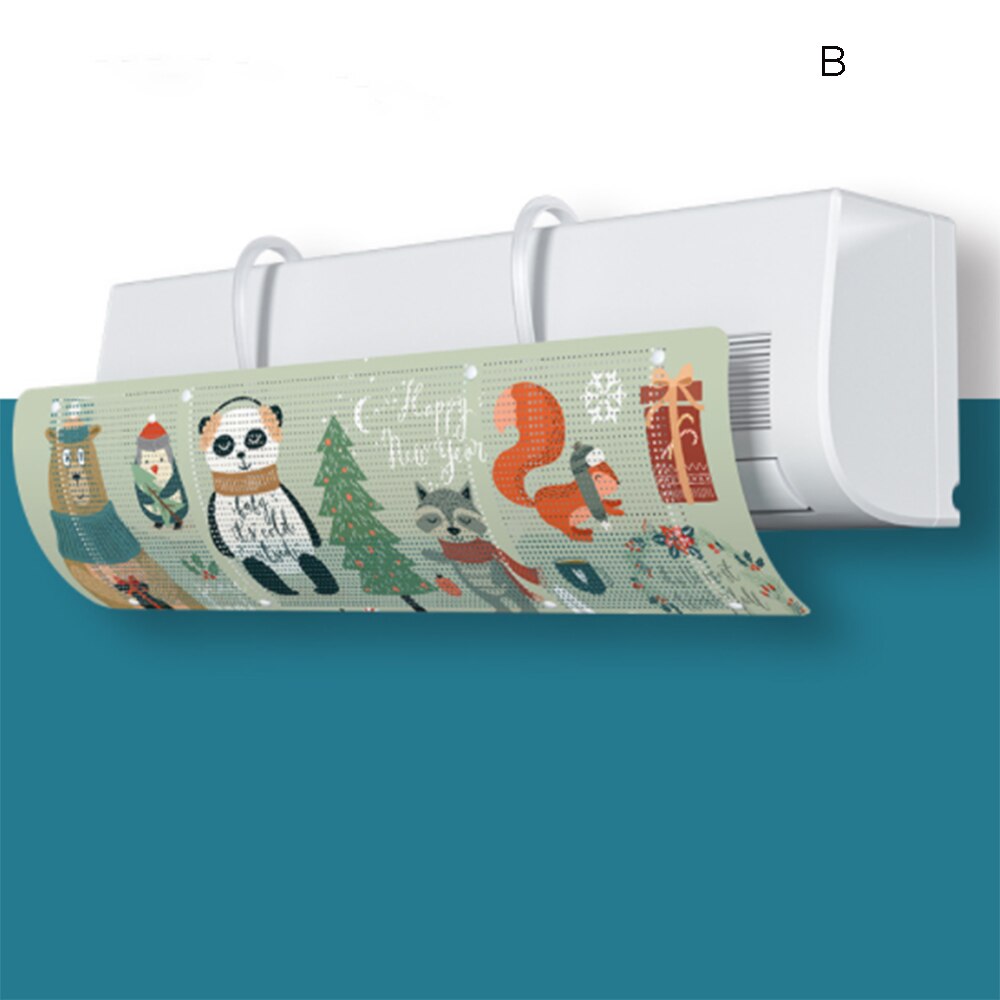Adjustable Air Conditioning Cover Wind Deflector Windshield Air Conditioner Tools Air Baffle Shield Home Office Accessories: B