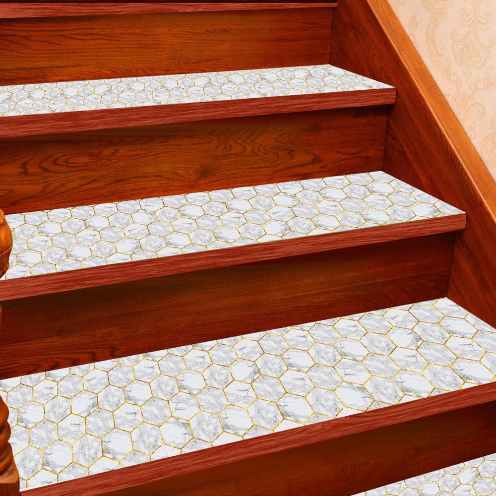 Pvc-traptreden voor huishoudelijk gebruik met antislipstickers met lijm en breder-dikker voor huismake-up en schoonheid