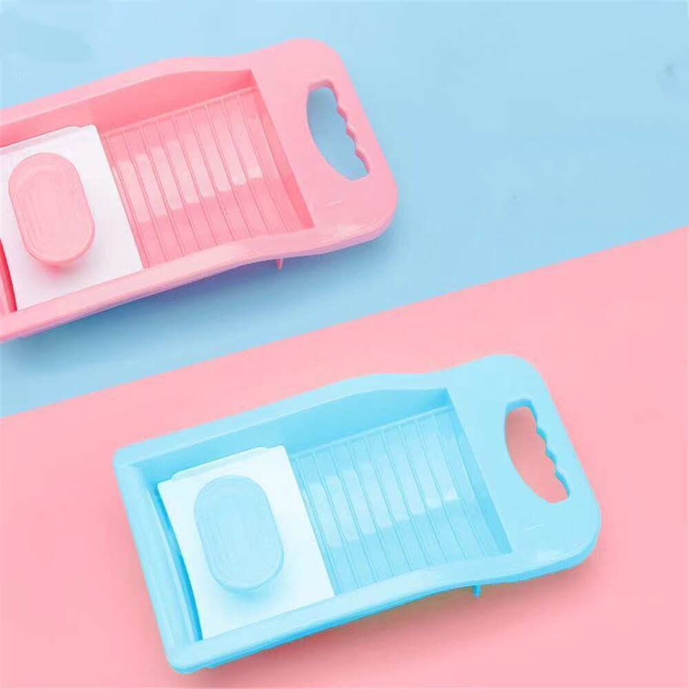 Portable Washing Machine Laundry Washboard Easy To Store And Place Washtub Anti-Slip For Washing Dirty Socks Underwear Leggings: 2pcs