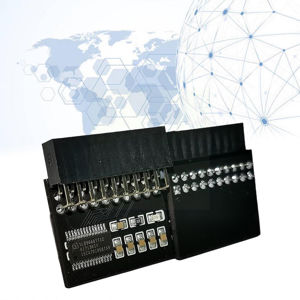 20 Pin Tpm 1.2 Encryptie Beveiliging Module Voor Supermicro Asus Gigabyte Asrock Msi Tpm Afstandsbediening Card Voor Windows V6Z7