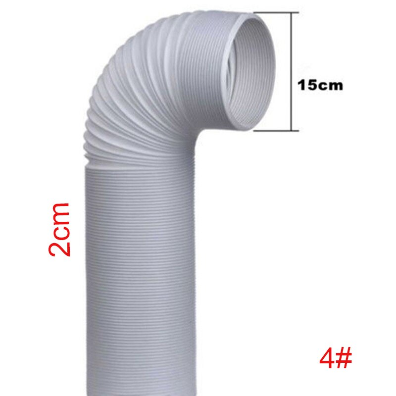 1.5m/2m Flexible Air Conditioner Exhaust Pipe Vent Hose Duct Outlet 130/150mm Easy to Install Durability Air Conditioning Tool: 2mx15cm