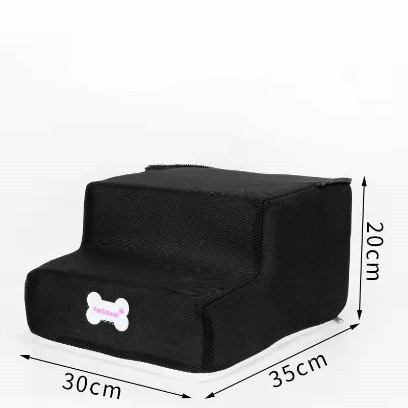 Dog House Dog Stairs Pet 3 Steps Stairs for Small Dog Cat Pet Ramp Ladder Anti-slip Removable Dogs Bed Stairs Pet Supplies