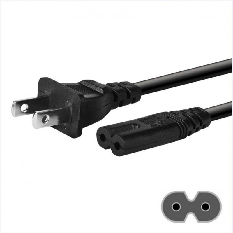 2 Pin Prong Eu Kabel Netsnoer Console Cord C7 Kabel Figuur 8 Power Kabel Voor Samsung Power supply Xbox PS4 Laptop
