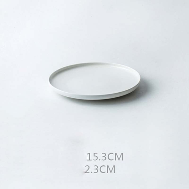 Nordic setting plate tableware Western plate simple straw hat plate pasta plate Western-style dessert plate personality: r