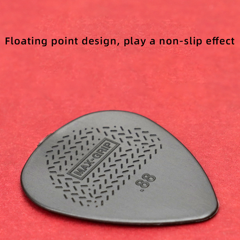 Dunlop plectrum . 449r max-grip nylon halkfri plektrum för akustisk gitarr. tjocklek 0.6/0.73/0.88/1.00/1.14/1.50mm.
