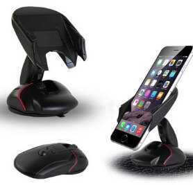 1Pcs Een Klik Auto Bracket Universele Auto Telefoon Houder Strip Vorm Houder Stand Voor Iphone Samsung Xiaomi gps Car Mount: Default Title