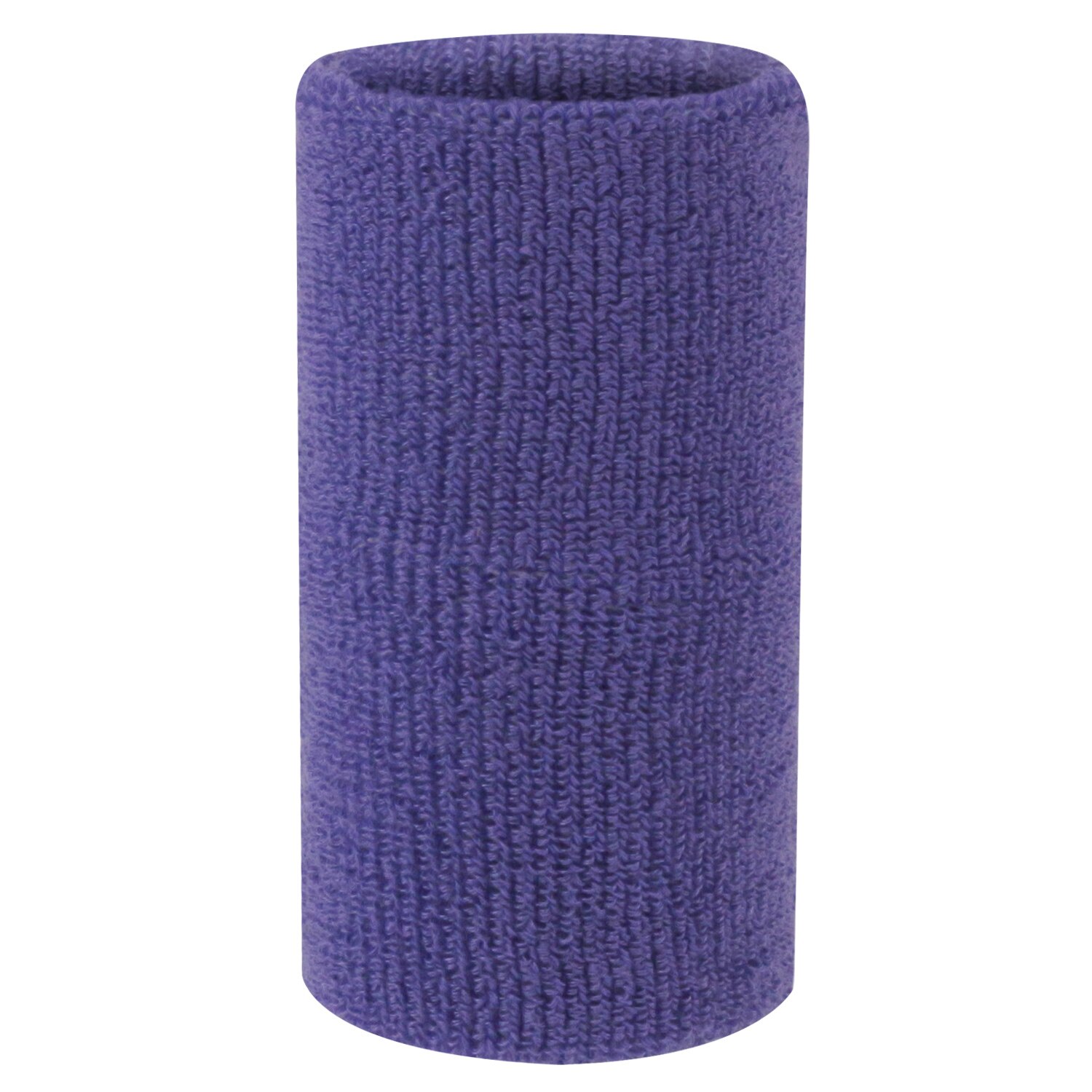 Sports Wristband sweat absorbing breathable towel knitting wrist guard basketball badminton tennis fitness weight lifting gear: purple